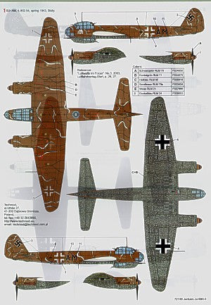 Techmod TM72139 1:72 Junkers Ju-88A-4