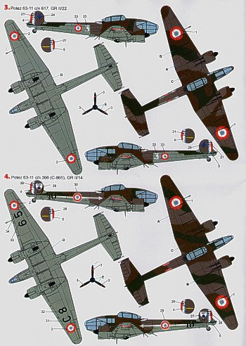 Techmod TM72143 1:72 Potez 63-11