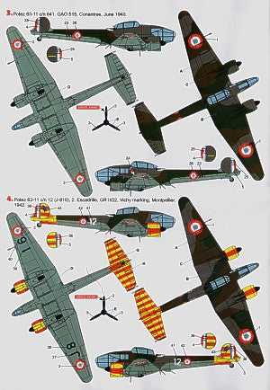 Techmod TM72144 1:72 Potez 63-11