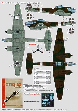 Techmod TM72144 1:72 Potez 63-11
