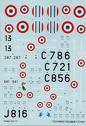 Techmod TM72144 1:72 Potez 63-11