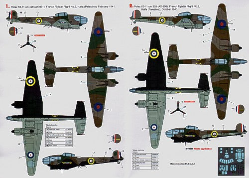 Techmod TM72145 1:72 Potez 63-11
