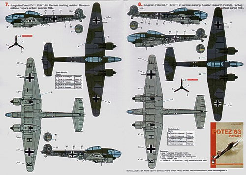 Techmod TM72145 1:72 Potez 63-11