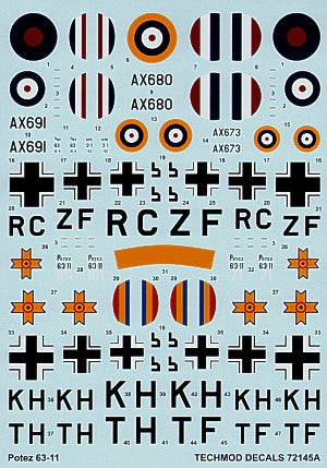 Techmod TM72145 1:72 Potez 63-11