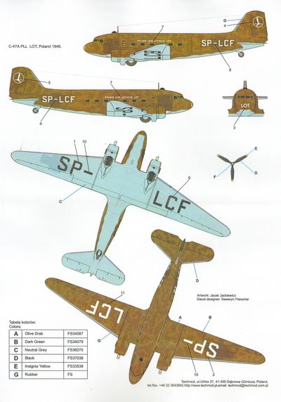 Techmod TM72148 1:72 Douglas C-47A Dakota