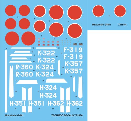 Techmod TM72155 1:72 Mitsubishi G4M1 'Betty' Pt 2