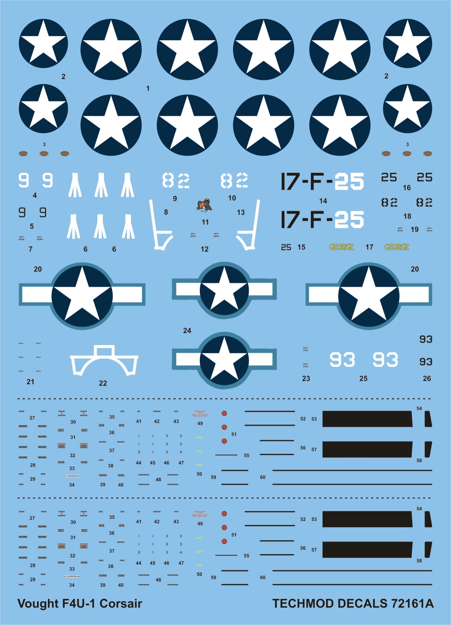 Techmod TM72161 1:72 Vought F4U-1 Corsair