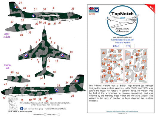 TopNotch TNM144-M222 1:144 Vickers Valiant
