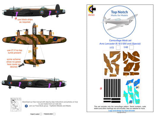 TopNotch TNM48-M090 1:48 Avro Lancaster B.I/III and 'Dambuster'