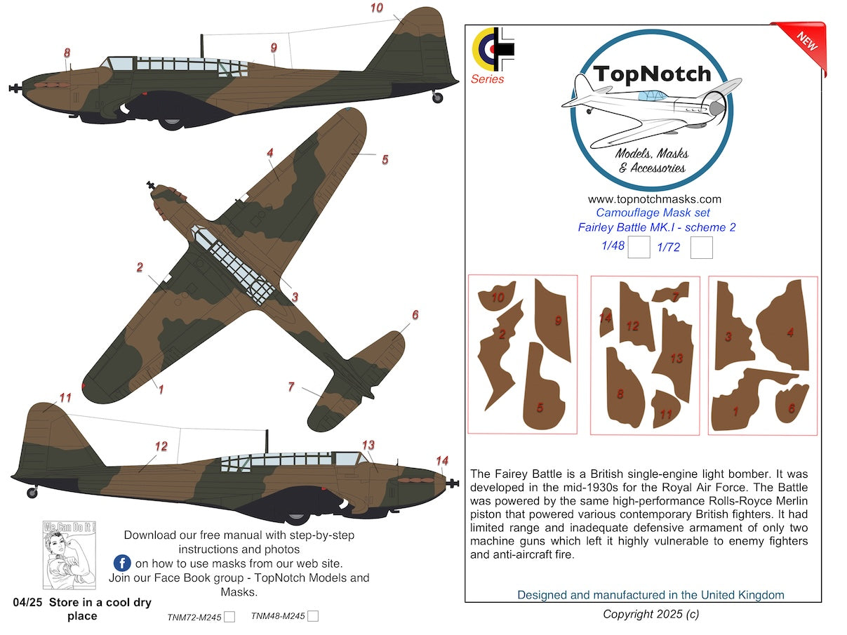 TopNotch TNM48-M245 1:48 Fairley Battle Mk.I