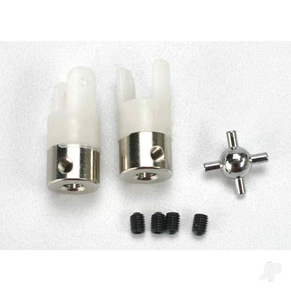 Traxxas U- joints (2 pcs) / 3mm Set screws (4 pcs) 1539R
