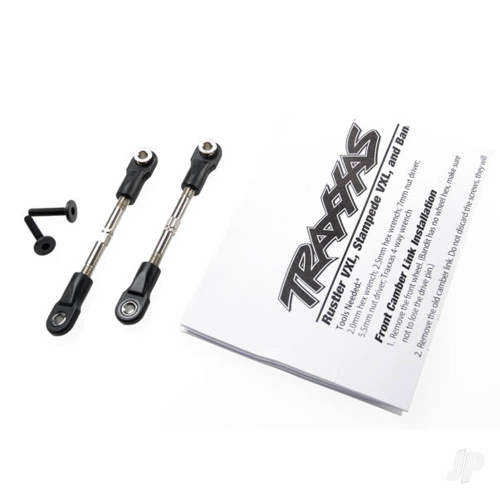 Traxxas Turnbuckles, camber link, 47mm (67mm center to center) (Front) (assembled with rod ends and hollow balls) (1 left, 1 right) 2444