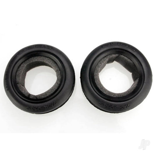 Traxxas Tyres, Alias ribbed 2.2" (wide, front) (2) / foam inserts (Bandit) (soft compound) 2471