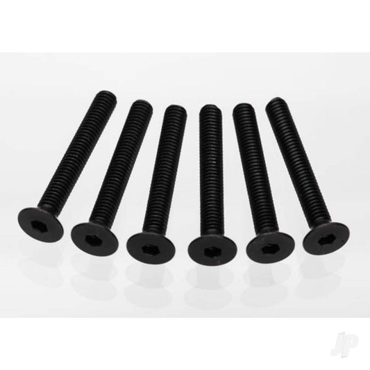 Traxxas Screws, 4x30mm countersunk machine (hex drive) (6 pcs) 2533