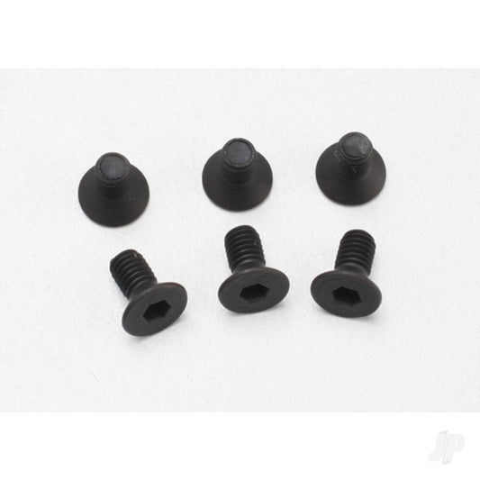 Traxxas Screws, 3x6mm countersunk machine (6 pcs) (hex drive) 2534