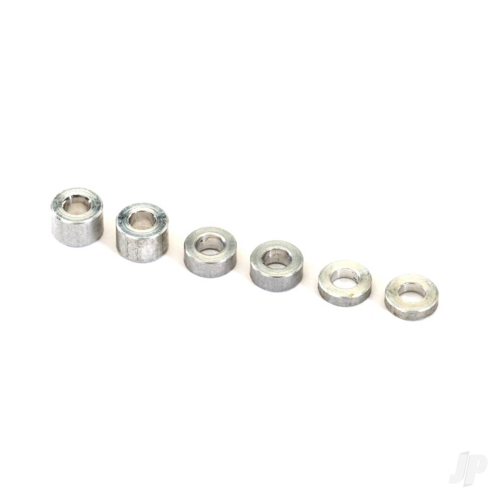 Traxxas Aluminium spacers 3x6x1.5mm (2 pcs) / 3x6x2.5mm (1pc) / 3x6x3.8mm (2 pcs) 2539