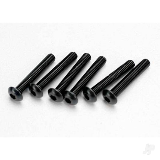Traxxas Screws, 3x18mm button-head machine (hex drive) (6 pcs) 2583