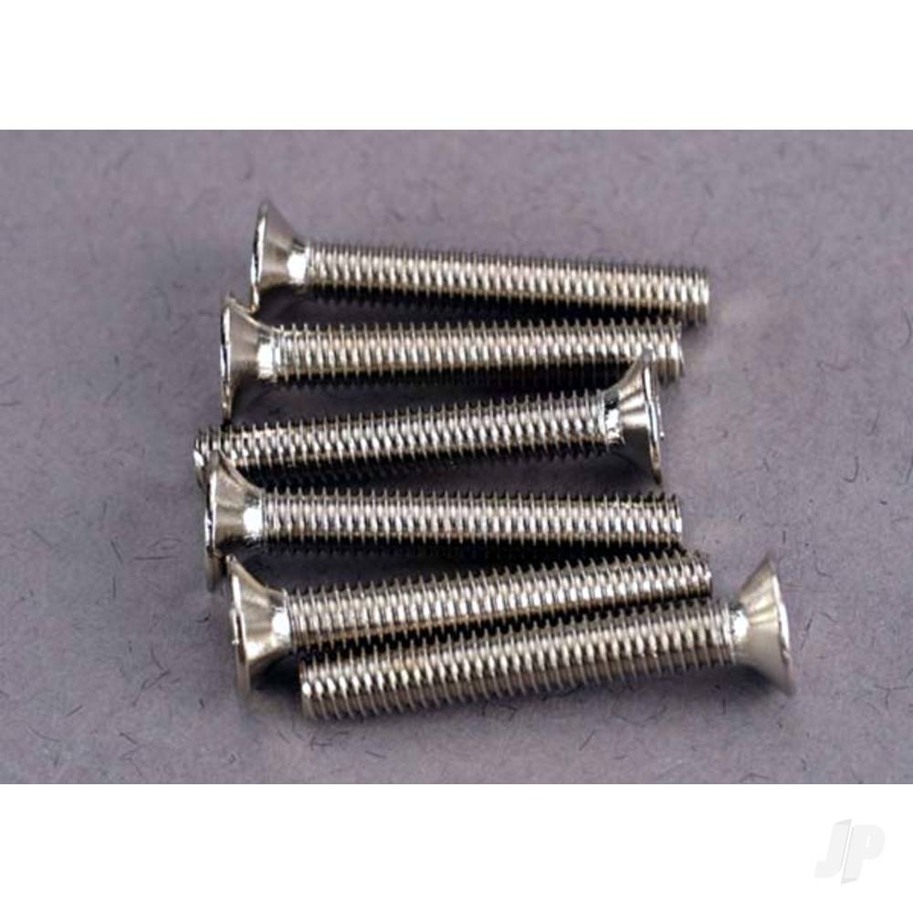 Traxxas Screws, 3x20mm countersunk machine screws (6 pcs) 2590