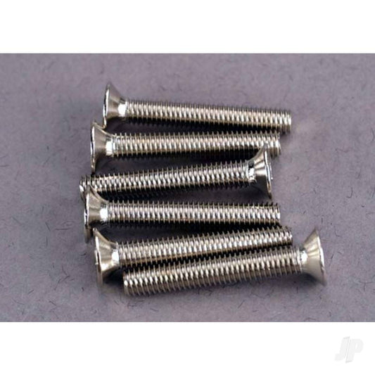 Traxxas Screws, 3x20mm countersunk machine screws (6 pcs) 2590