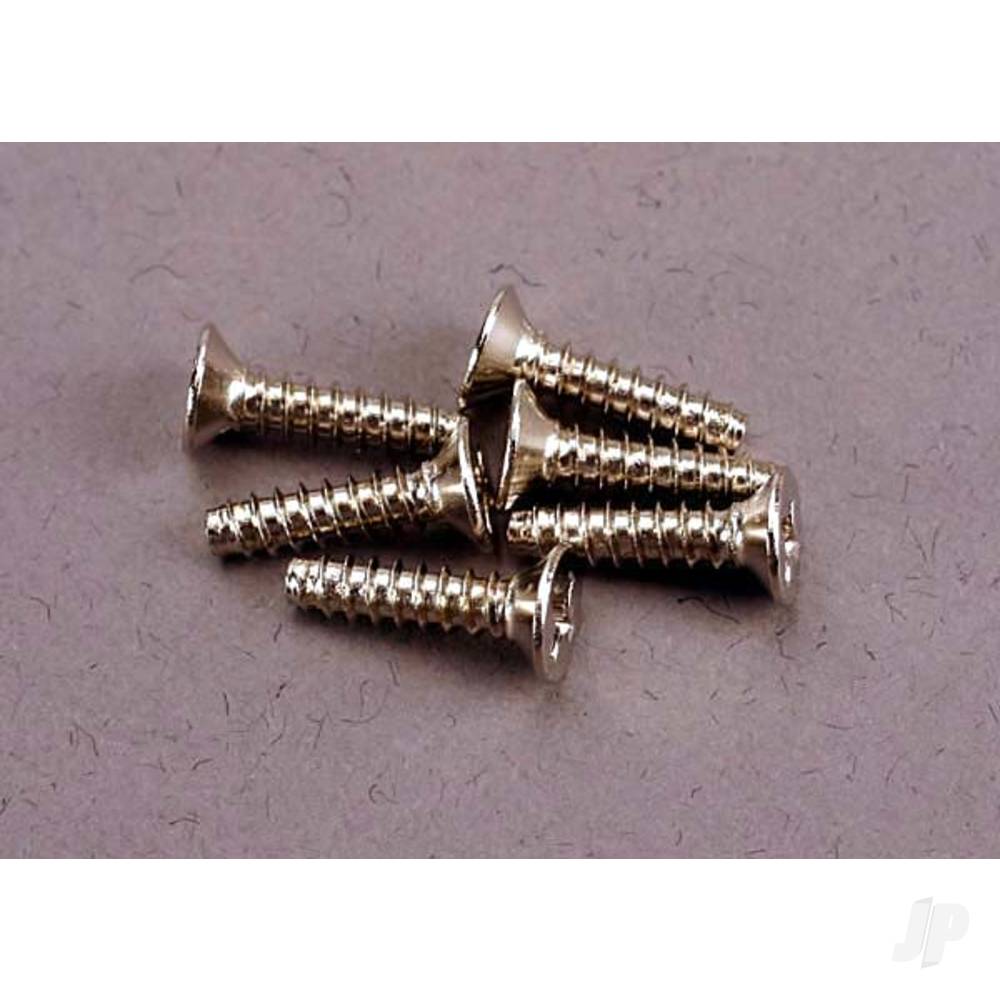 Traxxas Screws, 3x12mm countersunk self-tapping (6 pcs) 2648