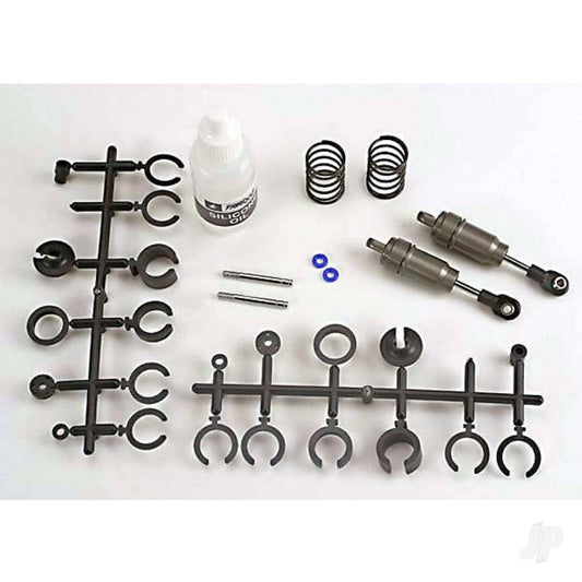 Traxxas Big Bore shocks (Short) (hard-anodised & PTFE-coated T6 aluminium) (assembled with TiN shafts with springs) (Front & Rear) (2 pcs) (Note Assembled with 32mm shafts, 29mm shafts included) 2658