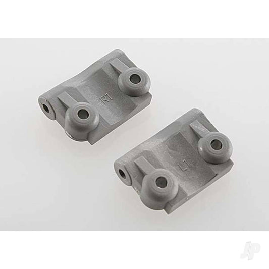 Traxxas Mounts, suspension arm (Rear) (+- 1-degree) (left & right) (grey) 2798A