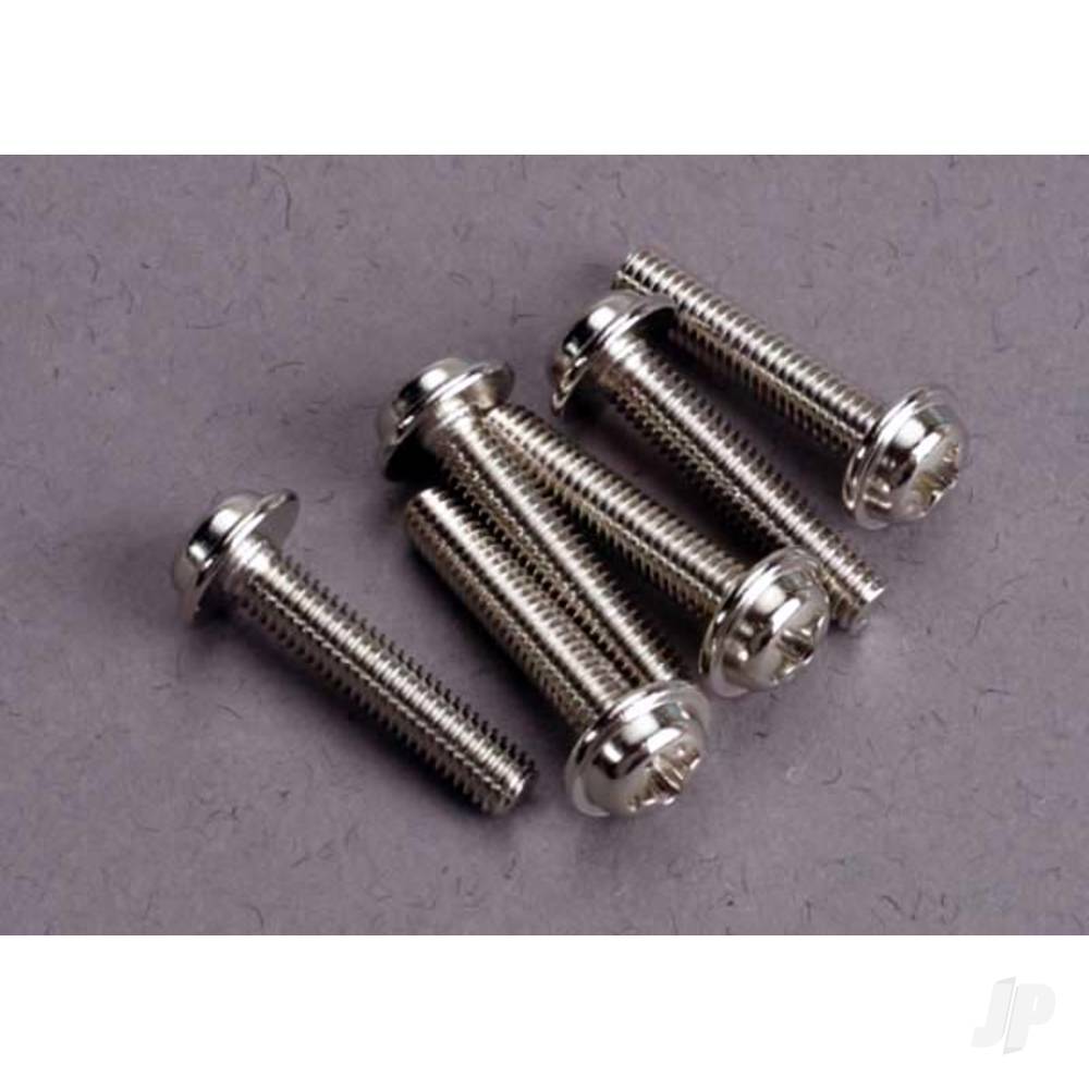 Traxxas Screws, 3x15mm washerhead machine (6 pcs) 3187