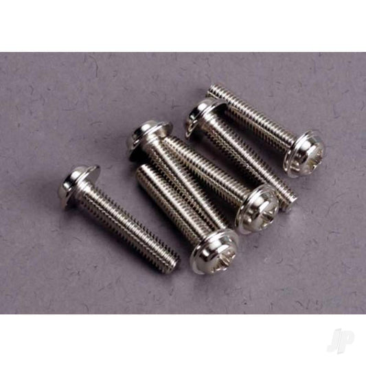 Traxxas Screws, 3x15mm washerhead machine (6 pcs) 3187