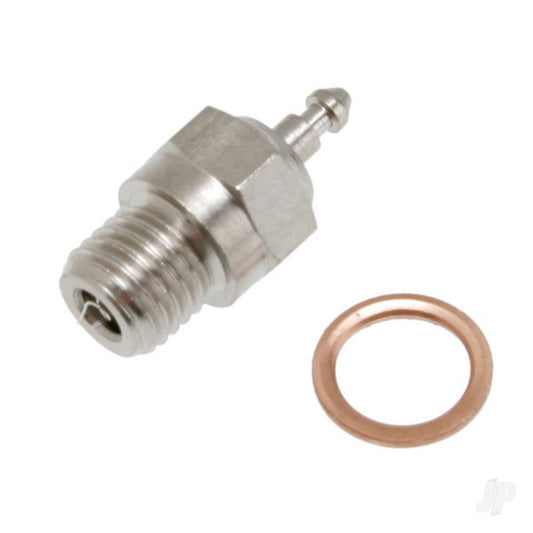 Traxxas Glow plug, super-duty (Long-Medium) / gasket 3232X