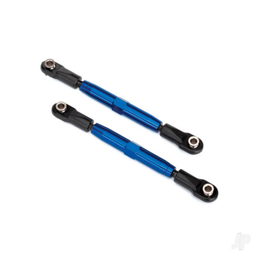 Traxxas Camber links, Rear (Tubes Blue-anodised, 7075-T6 aluminium, stronger than titanium) (73mm) (2 pcs) / rod ends (4 pcs) / aluminium wrench (1pc) 3644X