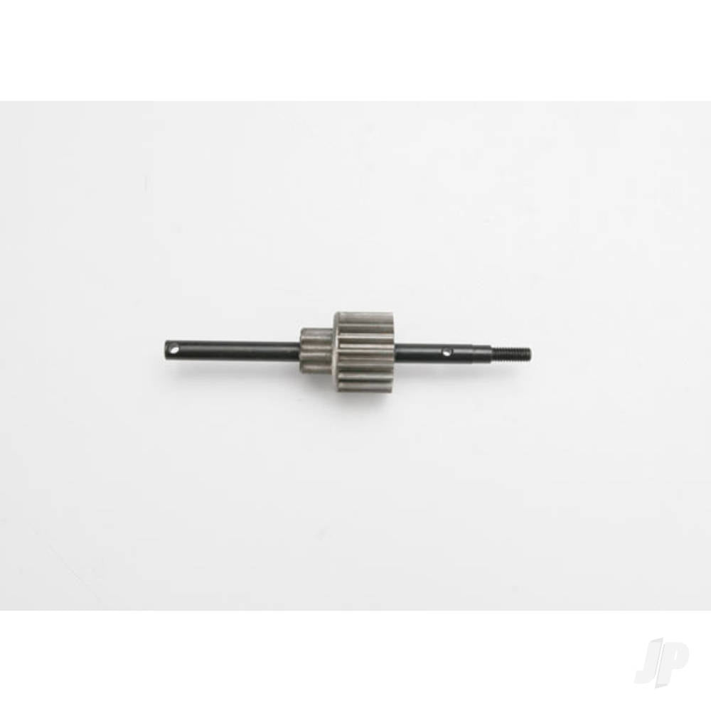 Traxxas Input shaft / drive gear assembly (18-tooth Steel top gear) 3992