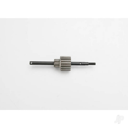 Traxxas Input shaft / drive gear assembly (18-tooth Steel top gear) 3992