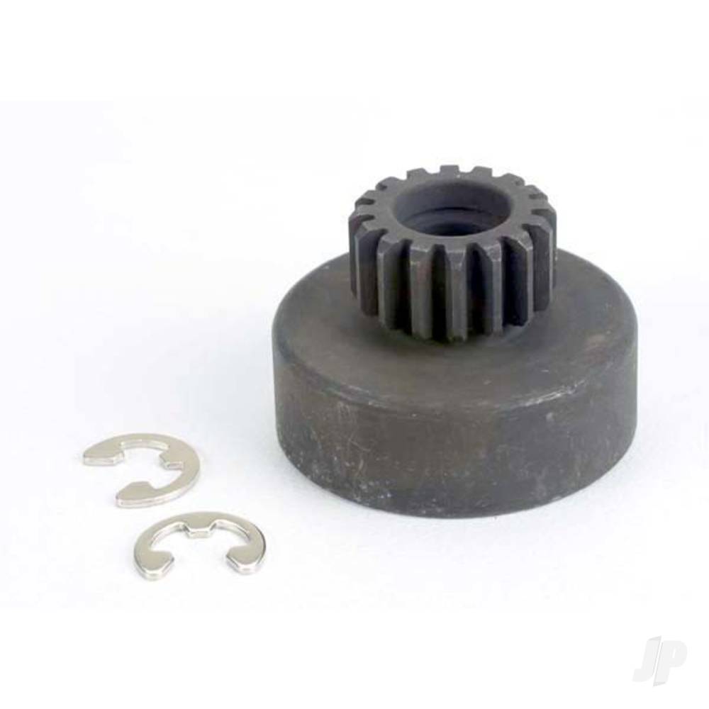 Traxxas Clutch bell, (16-tooth) / 5x8x0.5mm fiber washer (2 pcs) / 5mm E-clip (requires #2728 - ball bearings, 5x8x2.5mm (2 pcs) 4116