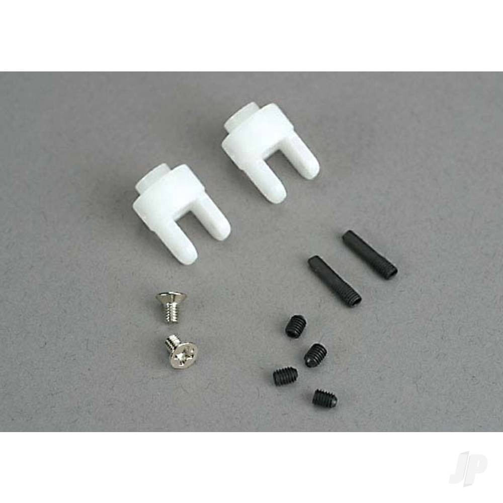 Traxxas Differential output yokes (2 pcs) / 3x5mm countersunk screws (2 pcs) / 3mm Set (set) screws (4 pcs) 4628