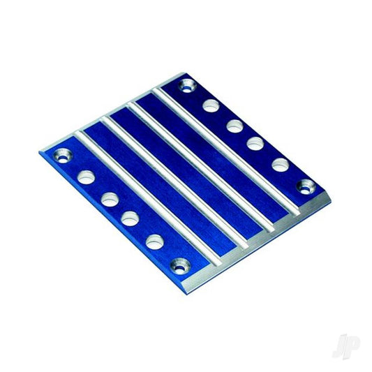 Traxxas Skid plate, transmission, T6 aluminium (Blue) 4947X