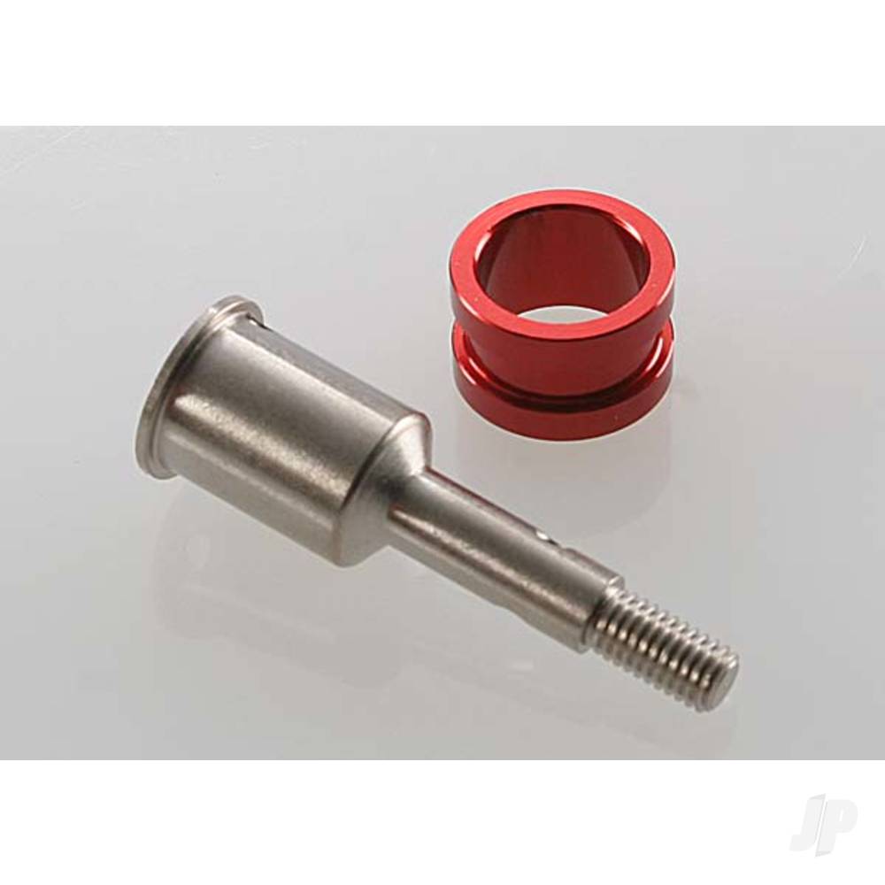 Traxxas Stub axle, (1pc) / axle sleeve (1pc) Revo / Maxx (Steel constant-velocity driveshaft) 5166