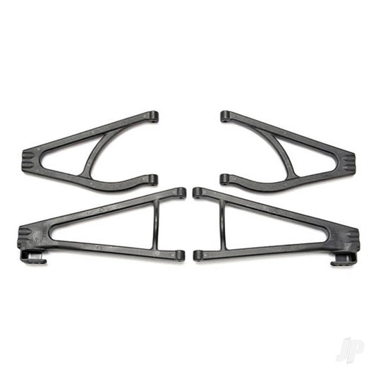 Traxxas Suspension arm Set, adjustable wheelbase (lengthens wheelbase 10mm or 19mm) (suspension arm upper (2 pcs) / suspension arm lower (2 pcs) / bumper mount spacers (2 pcs) / 4x16BCS (2 pcs)) 5333R