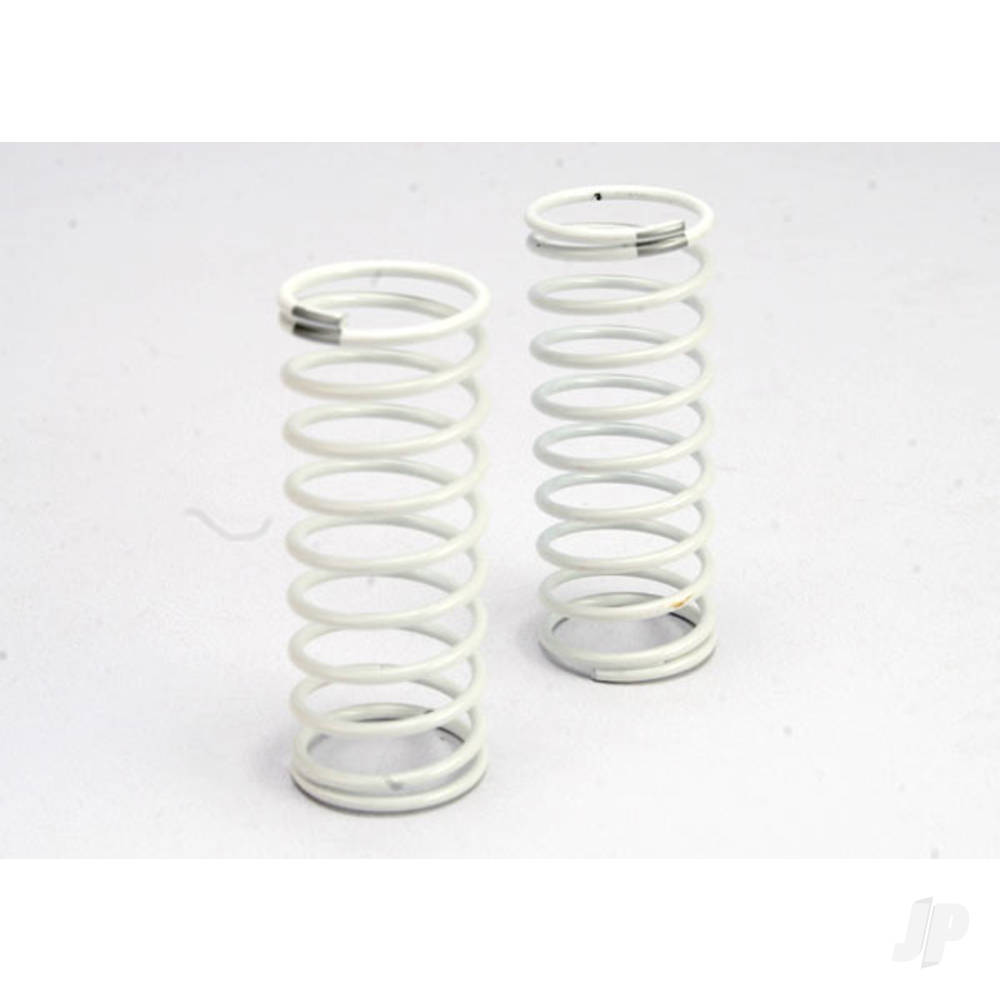 Traxxas Spring, shock (white) (GTR) (Rear) (1.2 rate silver) (1 pair) 5431