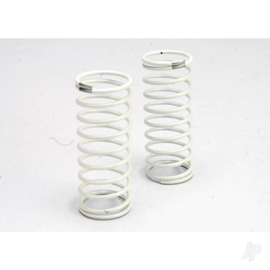Traxxas Spring, shock (white) (GTR) (Rear) (1.2 rate silver) (1 pair) 5431