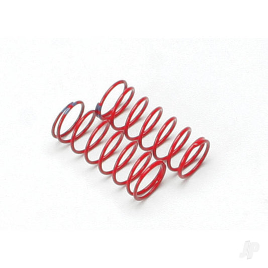 Traxxas Spring, shock (Red) (GTR) (1.6 rate double Blue stripe) (1 pair) 5434A