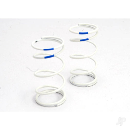 Traxxas Spring, shock (white) (GTR) (1.6 rate Blue) (1 pair) 5434