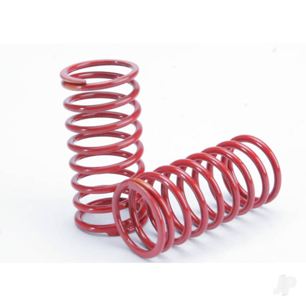 Traxxas Spring, shock (Red) (GTR) (3.2 rate orange) (1 pair) 5437