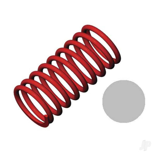 Traxxas Spring, shock (Red) (GTR) (4.9 rate silver) (std. Front 120mm) (1 pair) 5442