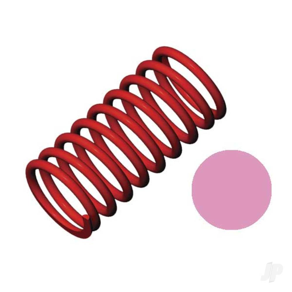 Traxxas Spring, shock Red (GTR) (5.4 rate pink) (1 pair) 5443