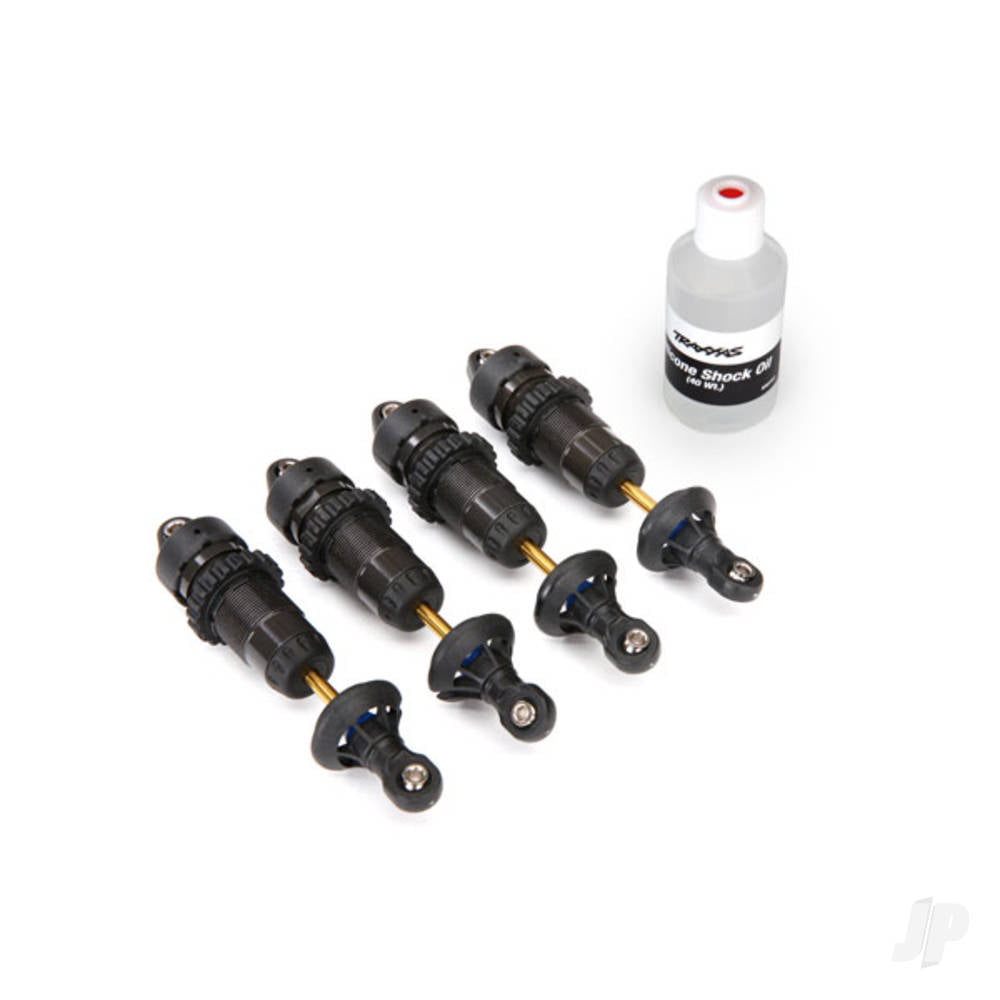 Traxxas Shocks, GTR hard-anodised, PTFE-coated aluminium bodies with TiN shafts (fully assembled with out springs) (4 pcs) 5460X