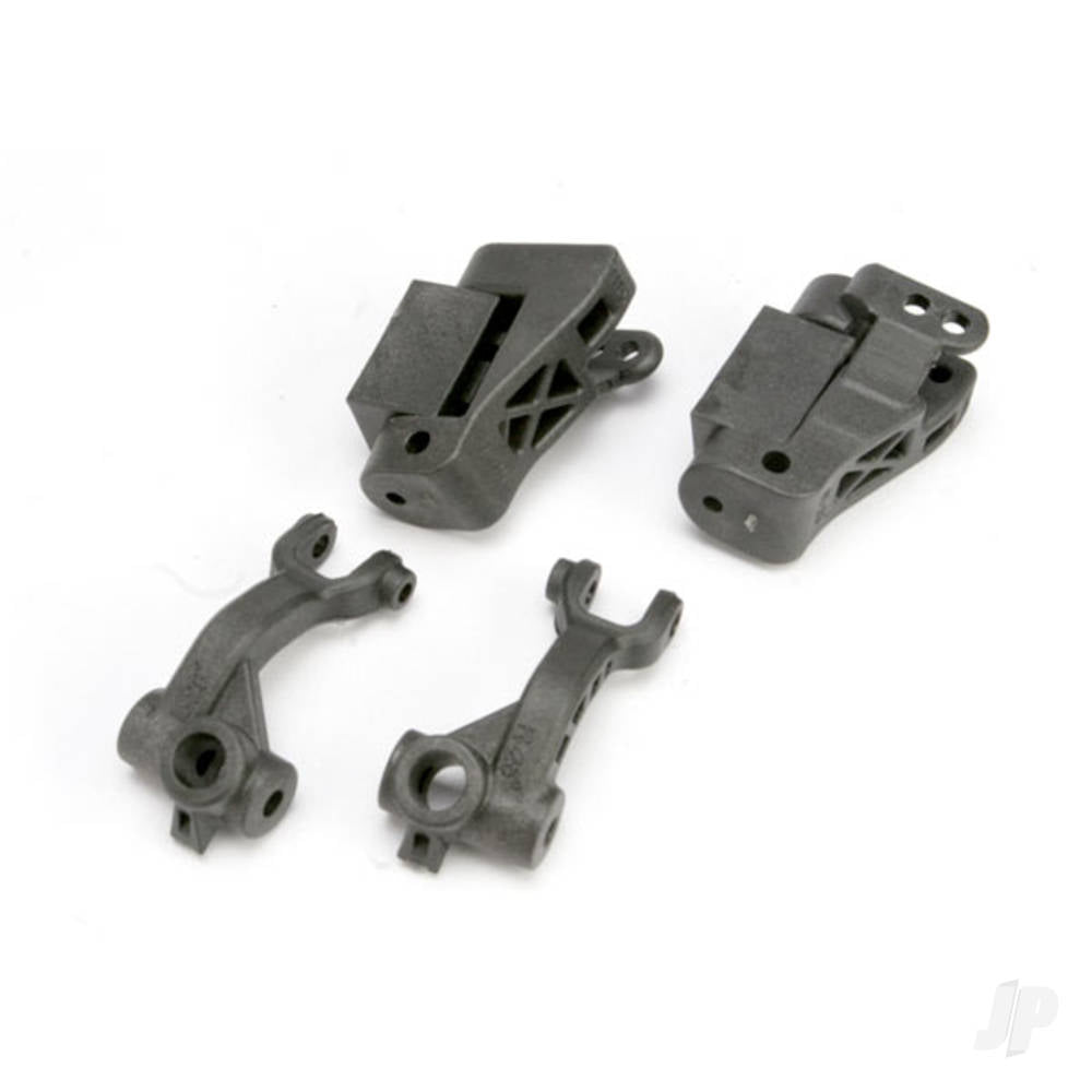 Traxxas Caster blocks, 25-degree (left & right) / steering blocks, 25-degree (left & right) 5536