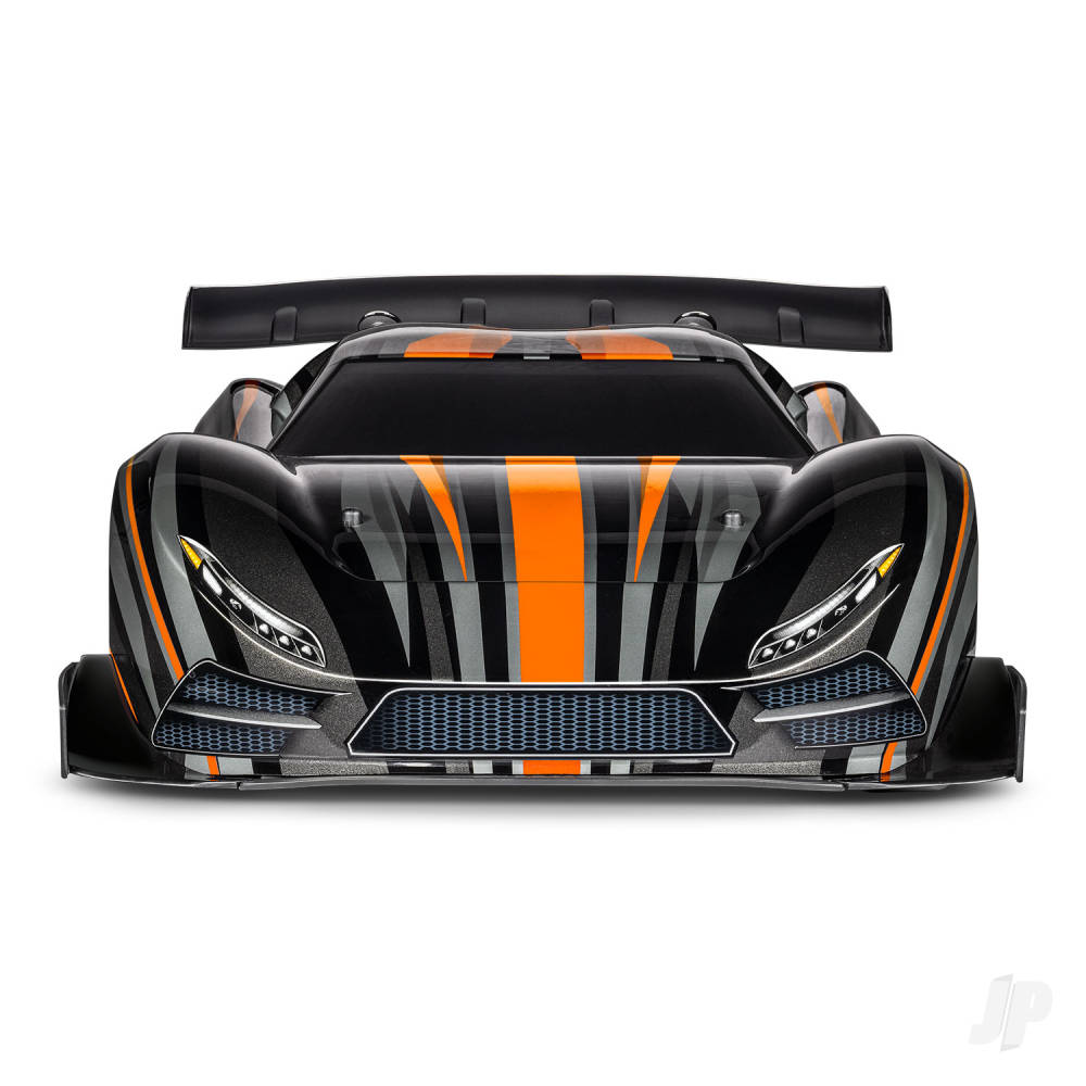 Traxxas XO-1 1:7 100+ MPH 4WD RTR Brushless Electric Race Car, Orange (+ TQi 2-ch wireless, TSM, Castle Mamba ESC) 64077-3-ORNG