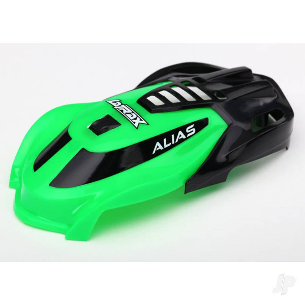 Traxxas Canopy, Alias, Green / 1.6x5mm BCS (self-tapping) (3 pcs) 6614