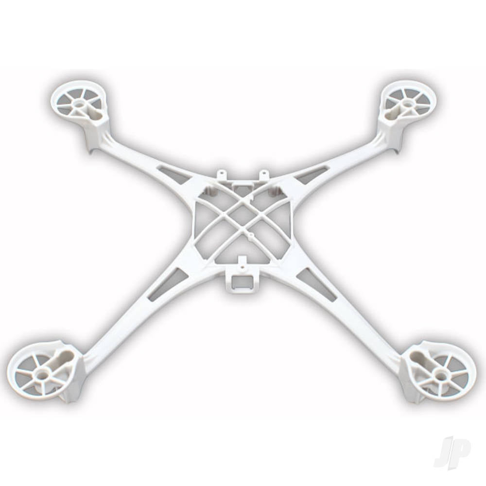 Traxxas Main frame (white) / 1.6x5mm BCS (self-tapping) (4 pcs) 6623A