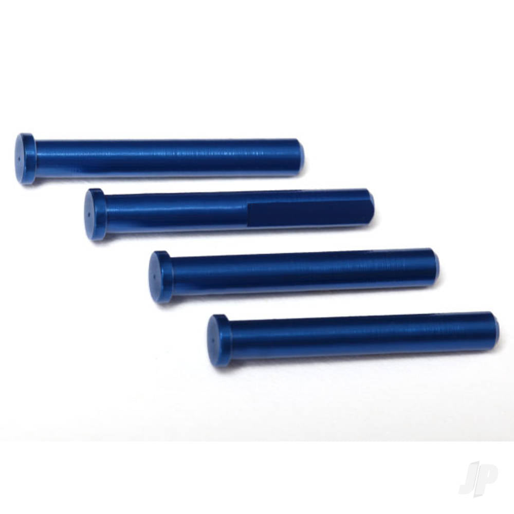 Traxxas Main shaft, 7075-T6 aluminium, Blue-anodised (4 pcs) / 1.6x5mm BCS (4 pcs) 6633X